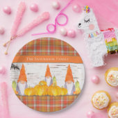 秋素朴格言オレンジプライドかぼちゃ ペーパープレート (パーティー)