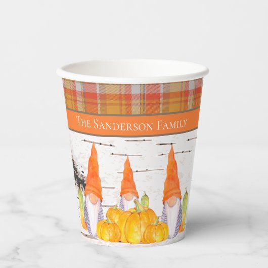 秋素朴格言 紙コップ (正面)