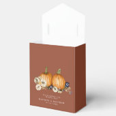 秋素朴植物性かぼちゃ結婚の感謝 フェイバーボックス (オープン)