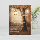 秋素朴秋の結婚式 招待状 (スタンド正面)