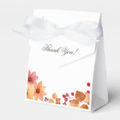 秋素朴秋ブライダルシャワー フェイバーボックス (正面サイド)