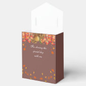 秋素朴秋ブライダルシャワー フェイバーボックス (オープン)