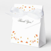 秋素朴秋ブライダルシャワー フェイバーボックス (正面サイド)