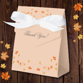 秋素朴秋ブライダルシャワー フェイバーボックス