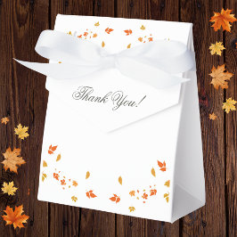 秋素朴秋ブライダルシャワー フェイバーボックス