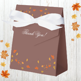 秋素朴秋ブライダルシャワー フェイバーボックス