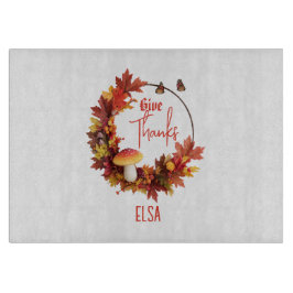 秋素朴秋与え感謝してい カッティングボード