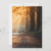 秋素朴秋灯結婚 招待状 (裏面)