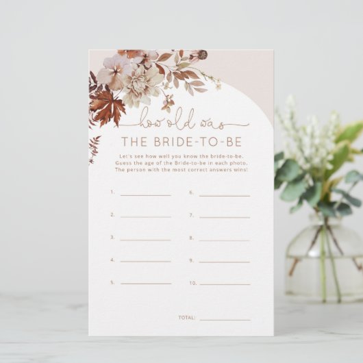 秋素朴花嫁の年齢 (スタンド正面)