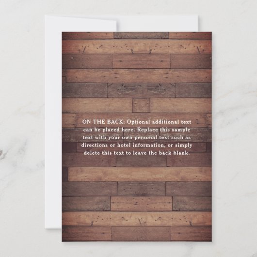 秋素朴花模様ゴールドフォイルドット70誕生日 招待状 (裏面)