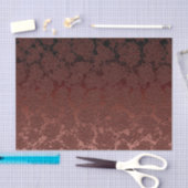 秋素朴茶花模様  薄葉紙 (クラフト)