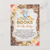 秋素朴象カボチャベビーカード用ブック エンクロージャーカード (正面)