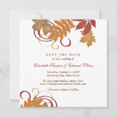 秋素朴離れの下結婚落 セーブザデート (正面)