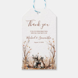 秋素朴鹿結婚コレクション ギフトタグ