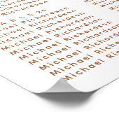 秋素朴30結婚席 ポスター (角)