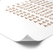 秋素朴30結婚席 ポスター (角)