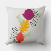 秋素朴 クッション (正面)