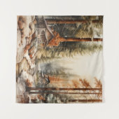 秋素朴 タペストリー (正面(横))