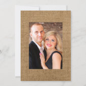 秋素朴-秋フローラカントリーバ結婚ンズ セーブザデート (裏面)