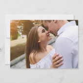 秋結婚の写真の保存日 セーブザデート (裏面)