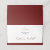 秋結婚の渦 プレイスカード (外部開封)