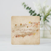 秋結婚の発願 招待状 (スタンド正面)