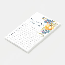 秋結婚カボチャ一覧 ポストイット