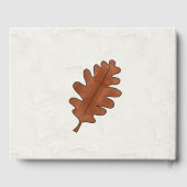 秋結婚ツリーズゲストブック ゲストブック (裏面)