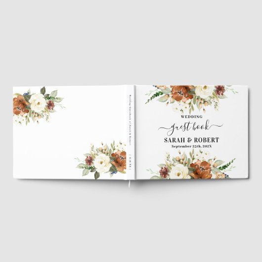 秋結婚フローラ ゲストブック (全面)