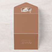 秋結婚マウンテンズオールインワン招待状 オールインワン招待状 (外側)