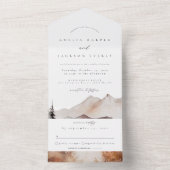 秋結婚マウンテンズオールインワン招待状 オールインワン招待状 (内側)