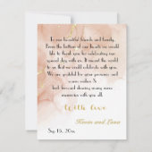 秋結婚交響曲サンキューカード サンキューカード (裏面)