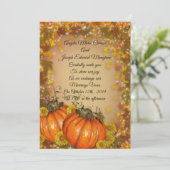 秋結婚式招待状「紅葉」 招待状 (スタンド正面)