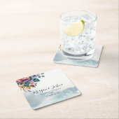 秋結婚式 スクエアペーパーコースター (インサイチュ)