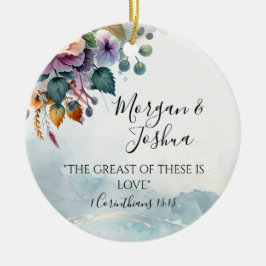 秋結婚式 セラミックオーナメント