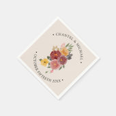 秋結婚秋 |エレガント | スタンダードカクテルナプキン (角)