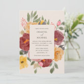 秋結婚秋 | 招待状 (スタンド正面)