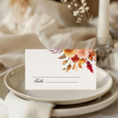 秋結婚花 プレイスカード