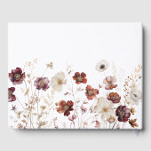 秋結婚野の花 ゲストブック (裏面)