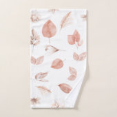 秋絵を描色の手水彩要素 バスタオルセット (ハンドタオル)