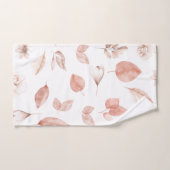 秋絵を描色の手水彩要素 バスタオルセット (ハンドタオル)