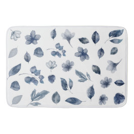 秋絵を描色の手水彩要素 バスマット