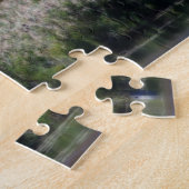 秋縁どの葉の湿地のオルトン効果 ジグソーパズル (側面)