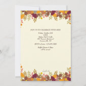 秋縁どフォト招待状 招待状 (裏面)