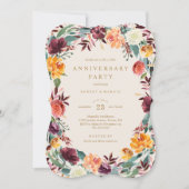 秋縁ど記念日パーティの招待状 招待状 (正面)