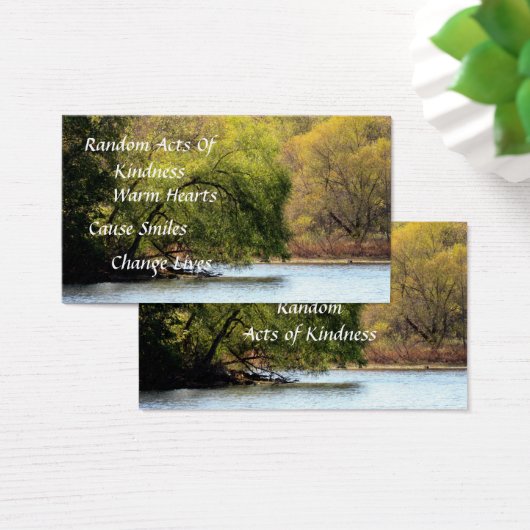 秋美しいの無作為な親切心カードの行為 (デスク)