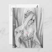 秋美しい葉書 ポストカード (正面/裏面)