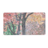 秋美しい ラベル (正面)