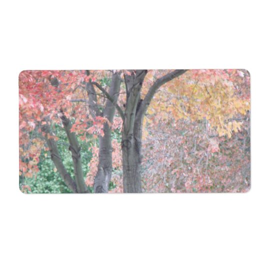 秋美しい ラベル (正面)