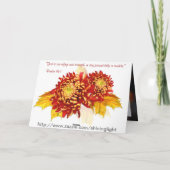 秋美しい～年賀状 シーズンカード (裏面)